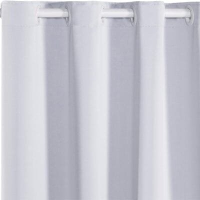 Cortina Blackout para Quarto, 200cm x 130cm, Palha, Preto, Tabaco, Cinza, Gelo, Avelã (Gelo)