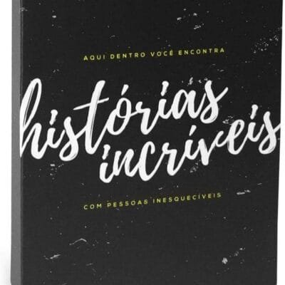 Álbum de Fotos Criativa Histórias Incríveis – 160 Fotos 10×15 cm – Preto – 23.2×18.4 cm