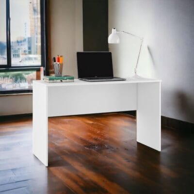 Mesa Para Escritório Escrivaninha Eea Star (Branco)