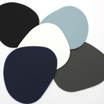 Kit com 5 Porta-Copos Decorativos de Couro Sintético – Elegância e Durabilidade