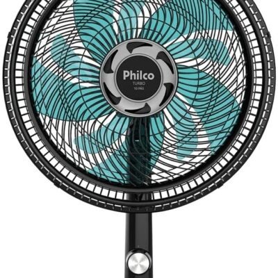 Ventilador de Mesa Philco Turbo c/10 Pás 40cm PVT492PA 220V