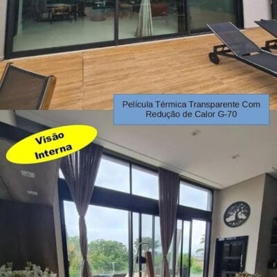 Película Insulfilm Térmico Transparente Nano Cerâmica, 60 cm