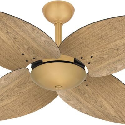 Ventilador de Teto Dourado Winds 4 Pás Freijó Ventax 220V