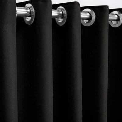 Cortina Blackout/Blecaute Em Tecido Corta Luz Para Sala, Quarto e Escritorio 3,00M x 2,50M | Admirare (3,00M X 2,50M, Preto)