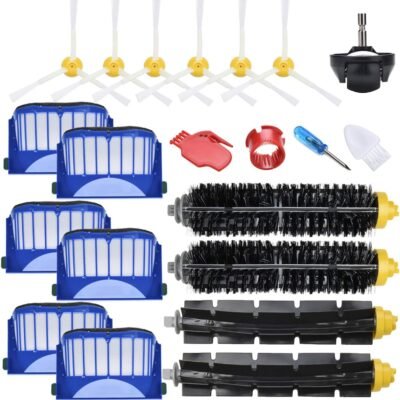 Acessórios de peças de reposição JoyBros 23-pack compatíveis com iRobot Roomba 600 Series 690 670 671 677 665 620 614 692 695 680 660 651 650 e 595 585 564 552