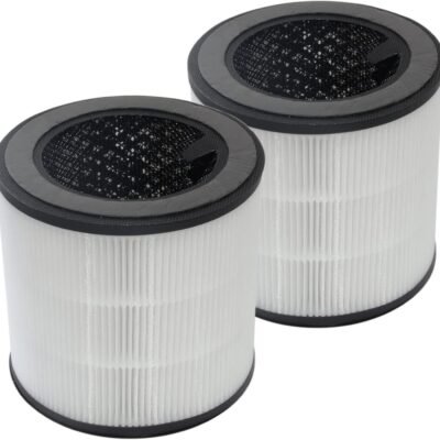 PUREBURG Filtro de substituição FY0293 compatível com purificadores de ar PHILIPS AC0820 AC0850 série 800 FY0194 também, 2 unidades de carvão ativado H13 HEPA 2 em 1