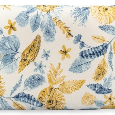 02 Fronha Kit Capa De Travesseiro 90cm x 50cm Duas Unidade 180 Fios Acabamento em Bainha (Oceano)