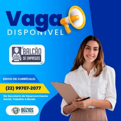 Balcão de Empregos de Búzios Anuncia Nova Oportunidade de Trabalho para Esta Terça-feira.