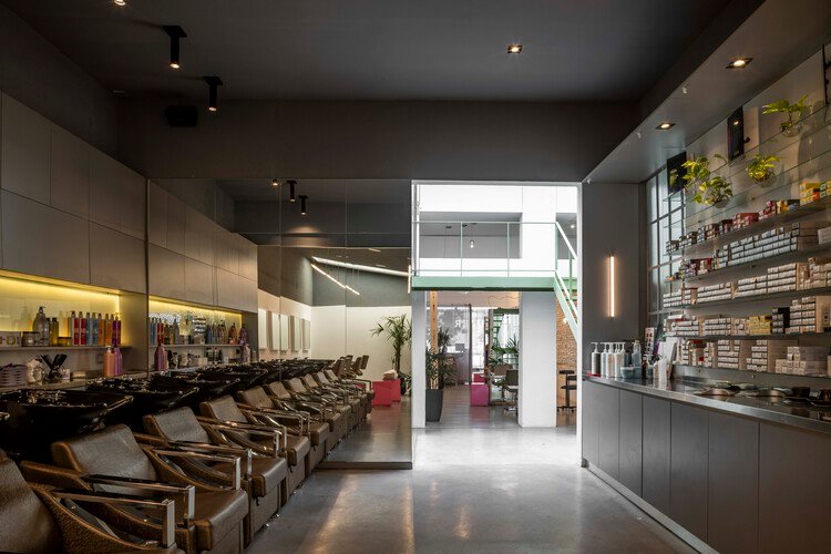 Forbici Academy / Hargar Studio - Interior Photography, Kitchen, Shelving, Glass