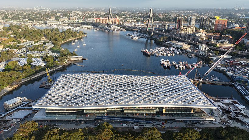 Mercado de Peixes de Sydney - Vista Aérea