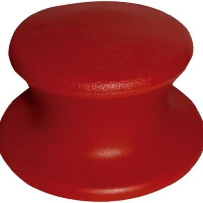 Pomel de baquelite vermelhos premium puxador pegador tampa de vidro para panelas e frigideiras