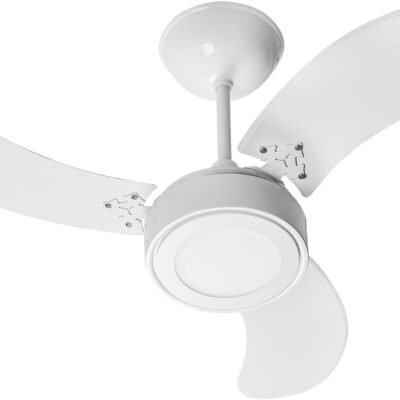 Venti-Delta New Colors Led Ventilador de Teto 3 Velocidades com Luminária 127v Branco
