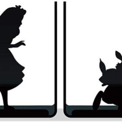aparador/Porta Livros em Acrílico – Alice Wonderland