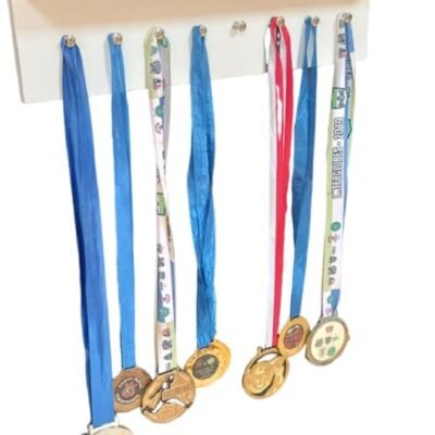 Genérico Porta Medalhas E Troféus 40x10x11,5cm Branco
