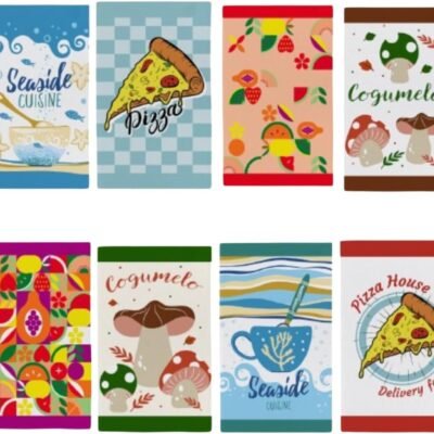 12 Pano De Prato Copa Atoalhado 40×65 Cozinha Teka C/Bainha
