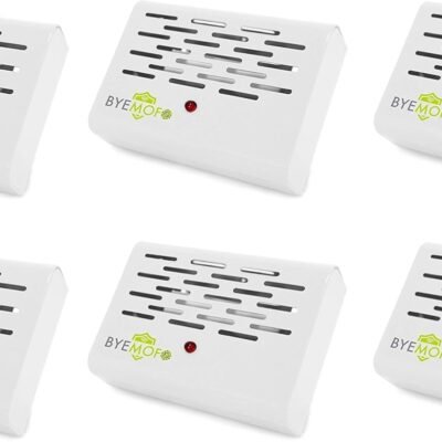 Kit c/ 06 Aparelho Anti Mofo Elétrico Eletrônico 220v Ácaro Fungos Bolor Legon Bye Mofo AM02-220v