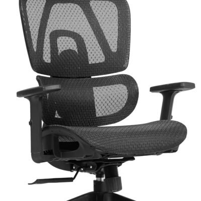 Cadeira Escritório Ergonomica DT3 Valor com revestimento Mesh Vidartex, apoio de cabeça 2D,braços 1D,ajuste na altura do encosto,suporta até 120kg e altura máx. de 1,90m