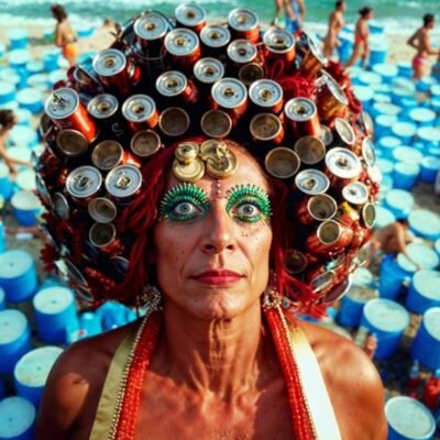 Carnaval e Inteligência Artificial: Fotógrafo Captura Imagens Inéditas