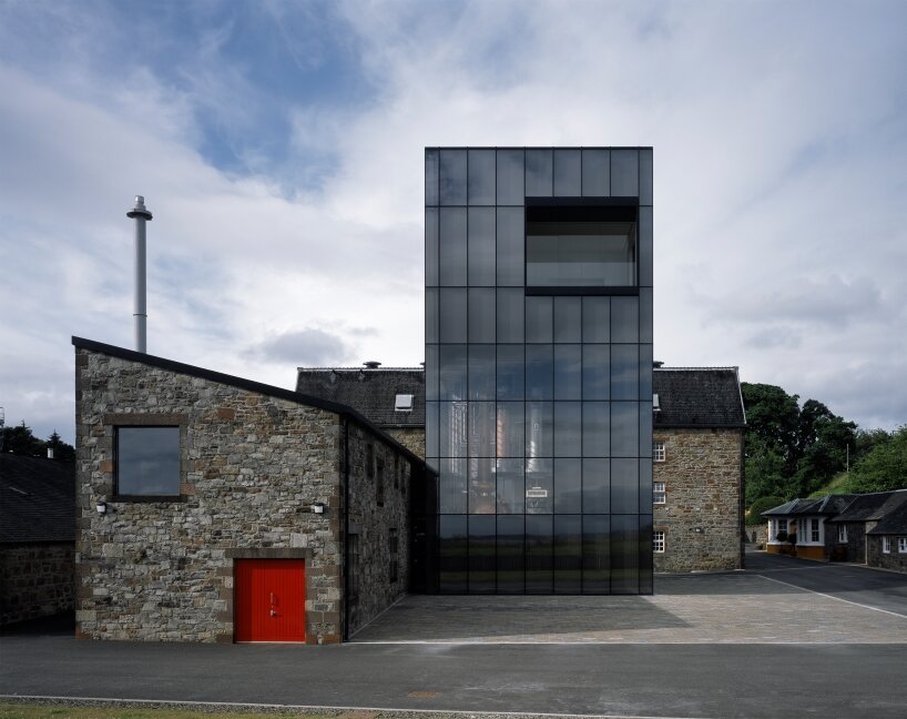 transparent lighthouse by barthélémy griño extends whisky distillery in scotland