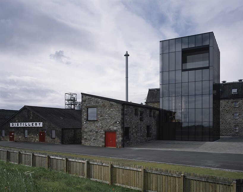 transparent lighthouse by barthélémy griño extends whisky distillery in scotland