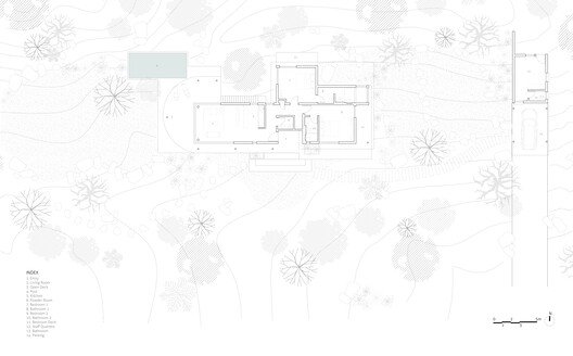 Pavilion House Layout